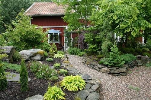 Красивый дизайн в саду - пример для подражания с фото